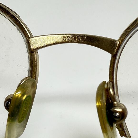 Versace VE Cat Eye Gold/Black Metal Cat-Eye Eyeglasses 52-17 H17891 - Picture 6 of 7